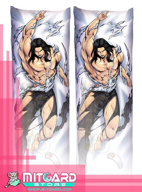 JEFFAR VLOGS Jeffanor Body pillow Dakimakura hugging case comic - 50cmx150cm / Peach Skin / 2 Sides Printed - 1